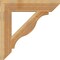 Ekena Millwork Funston Slat Rough Sawn Bracket, Western Red Cedar, 6"W x 32"D x 32"H BKT06X32X32FST06RWR - alternate 2